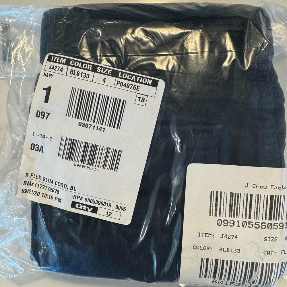 NWT JCrew Crewcuts Toddler Boy Navy Blue Corduroy Pants! 4T